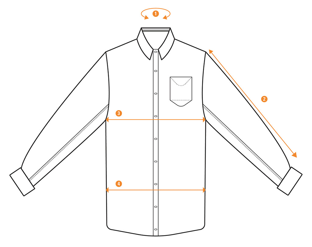 Men's Shirt Measurements: Get Your Size ...